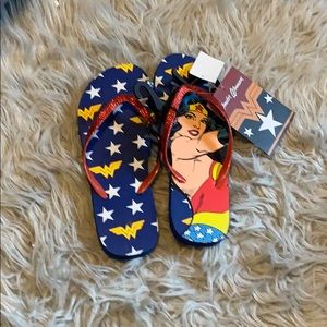 Wonder Woman flip flops